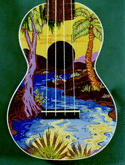 Hawaiian Theme Ukulele